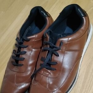 H&M Brown Leather Men's Sneakers